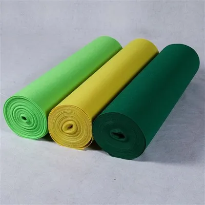 Zelený dočasný ochranný koberec